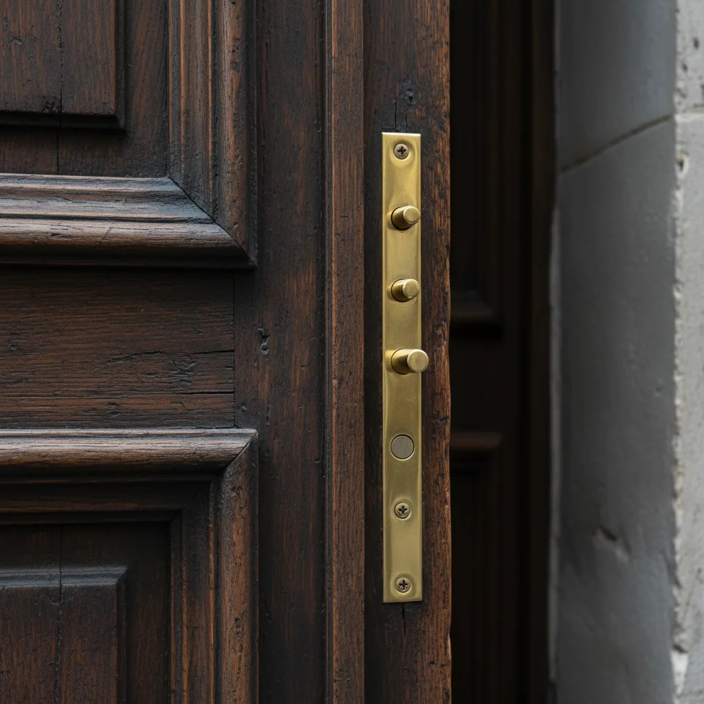 Installation serrure multipoints